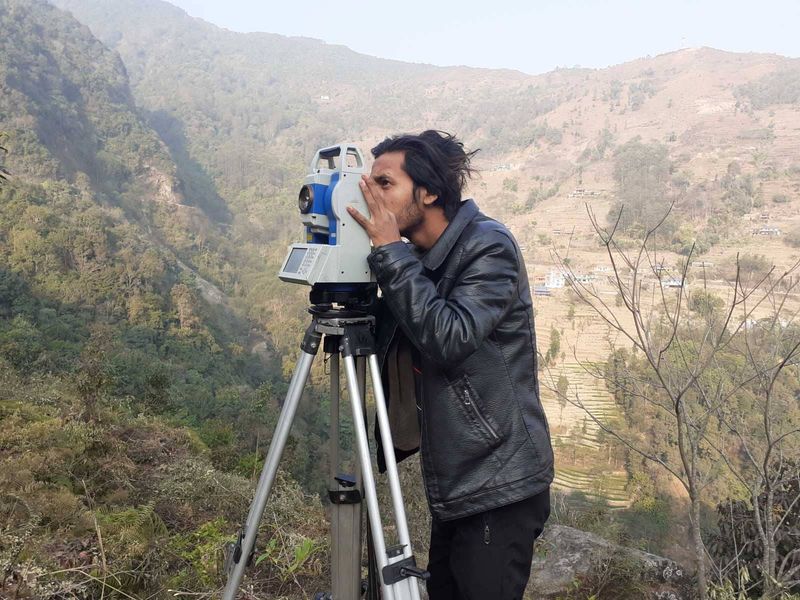 Topographical Survey at Listi Village